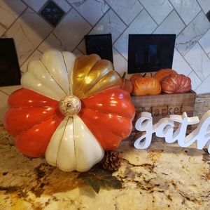 Hand painted patch pumpkin